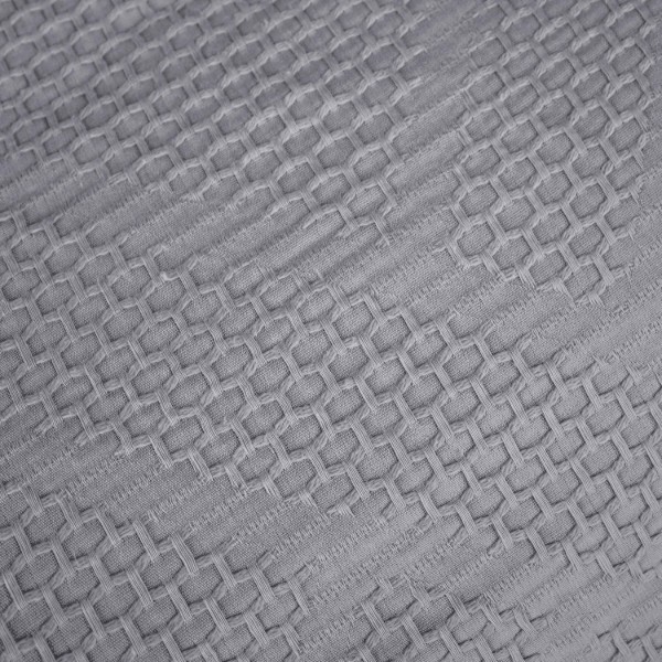Фото - Комплект постельного белья MirSon №20-02 Waffle Gray 220х240 (2200011032856)